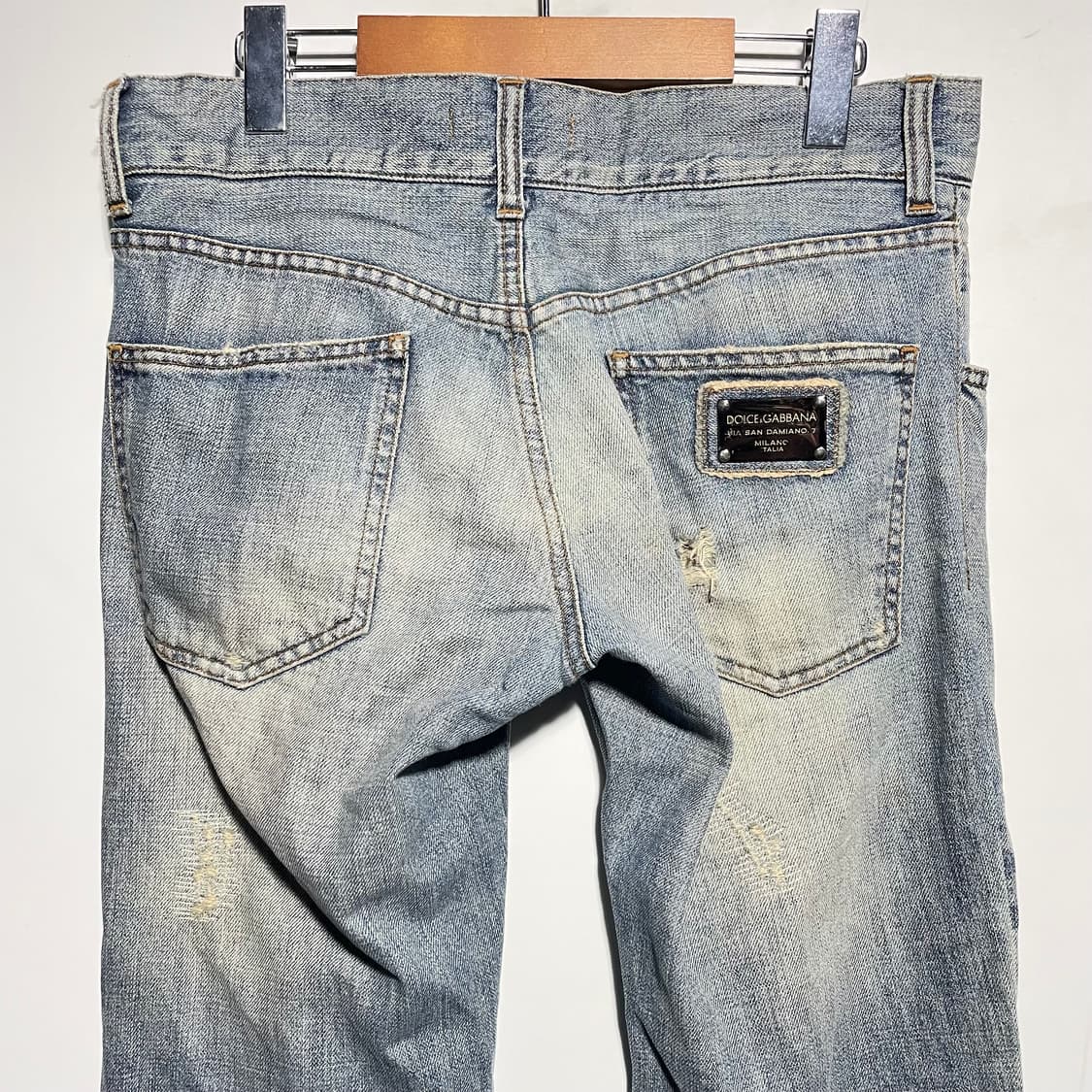 돌체앤가바나 백플레이트 디스트로이드 진  상품이미지5