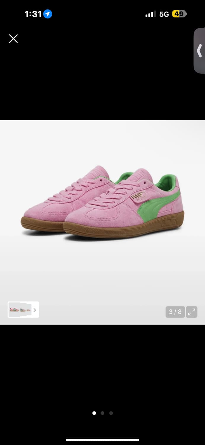 푸마 팔레르모 핑크그린 상품이미지1