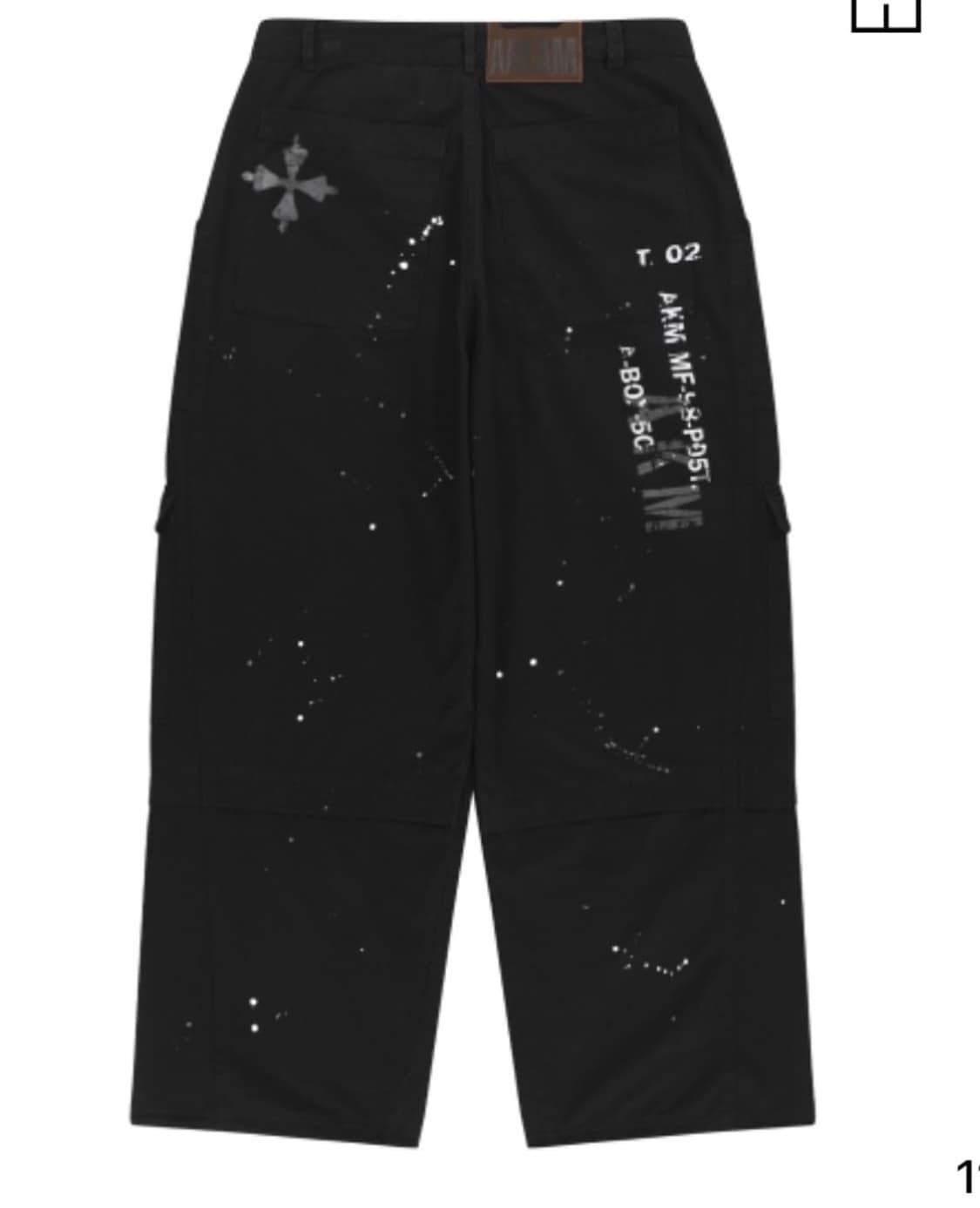 AAKAM 아캄 Painted Military Cargo Pants 상품이미지1