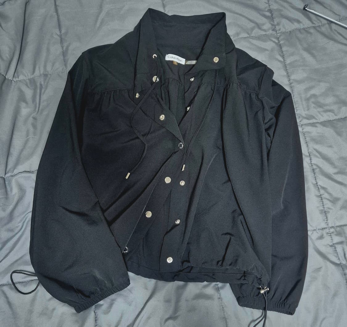 캘빈클라인 SS시즌 스트링 자켓 블랙 상품이미지2