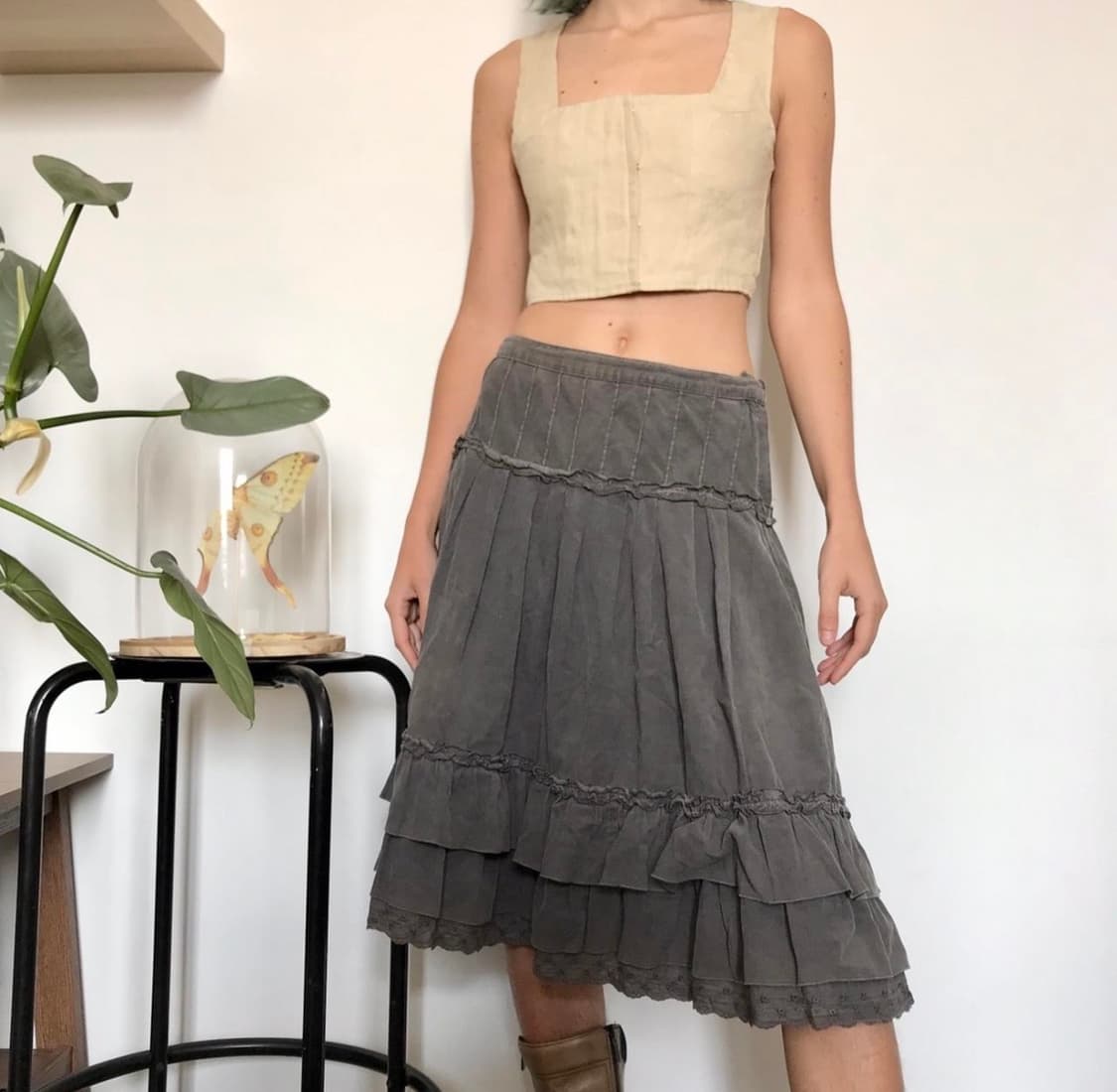 빈티지 코로듀이 스커트 상품이미지4