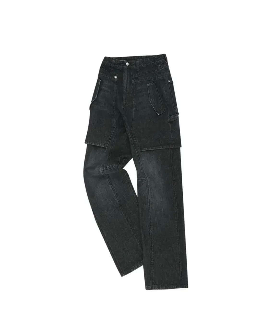 앤더슨벨 랩터 레이어드 와이드 레그 진 상품이미지1