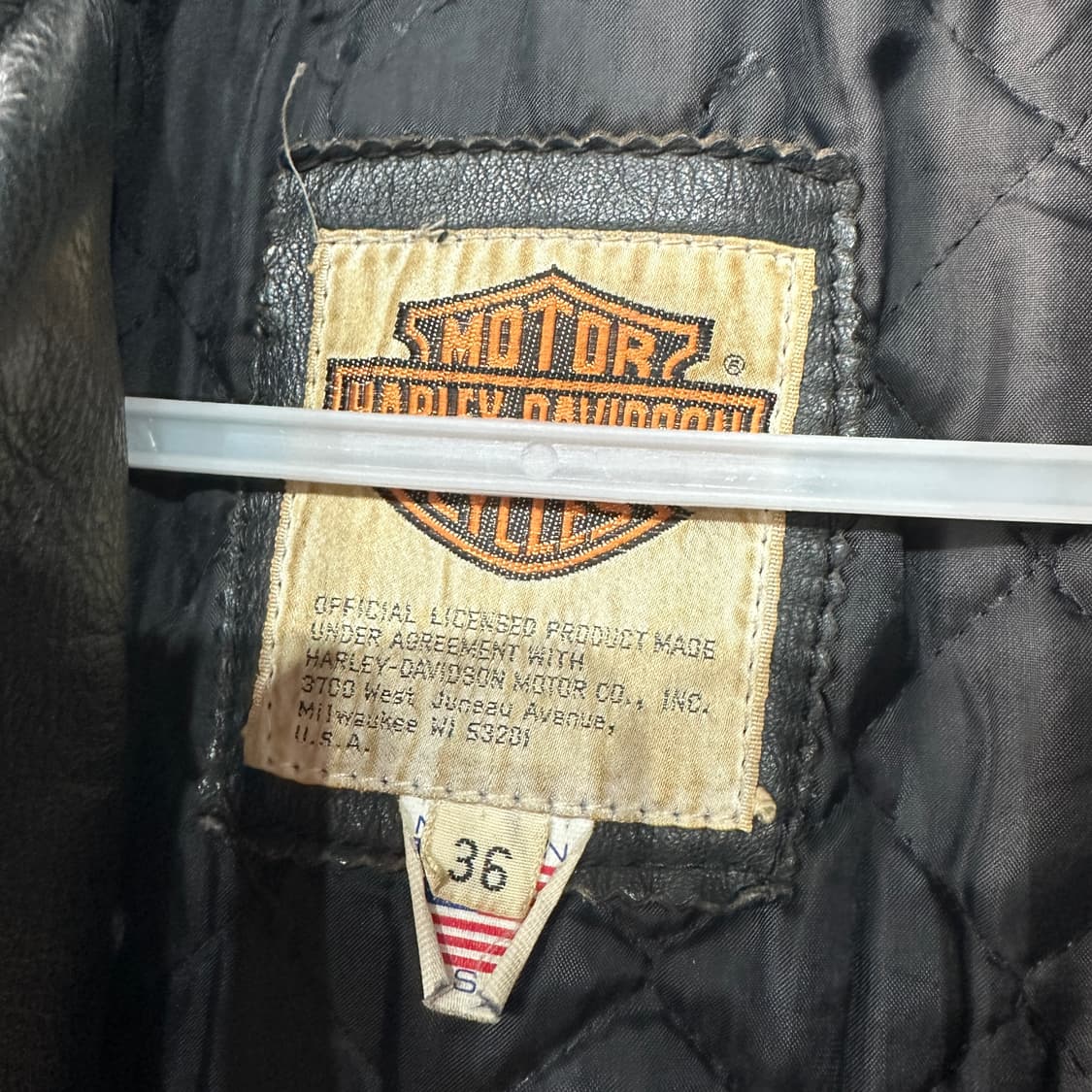 할리데이비슨 레더 가죽 라이더 자켓 36 상품이미지5