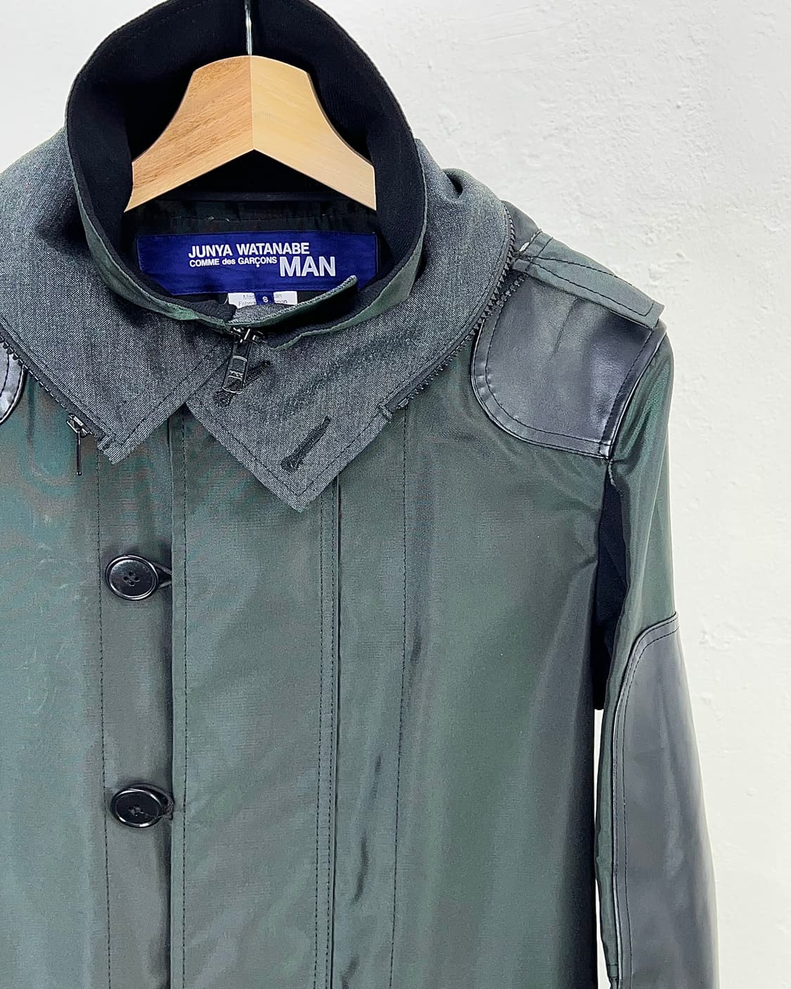 준야 와타나베 패치워크 마운틴 히든 후드 더플 자켓 상품이미지3