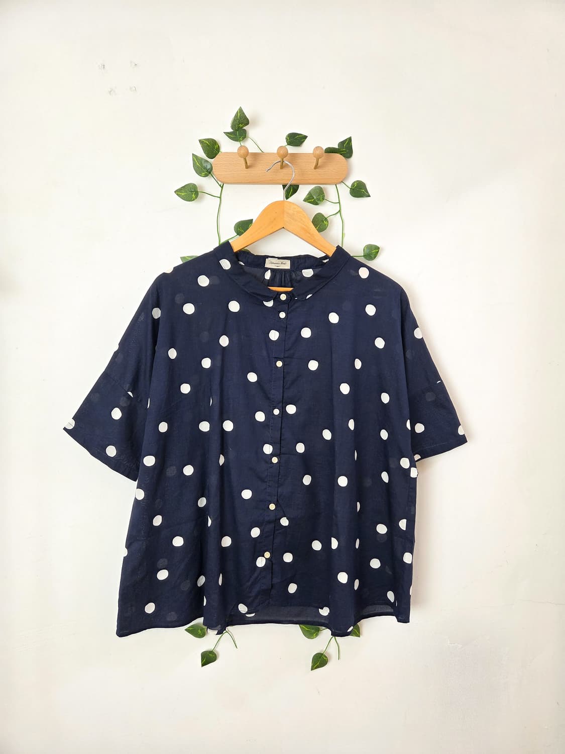 sm2 도트 반팔 셔츠 상품이미지1