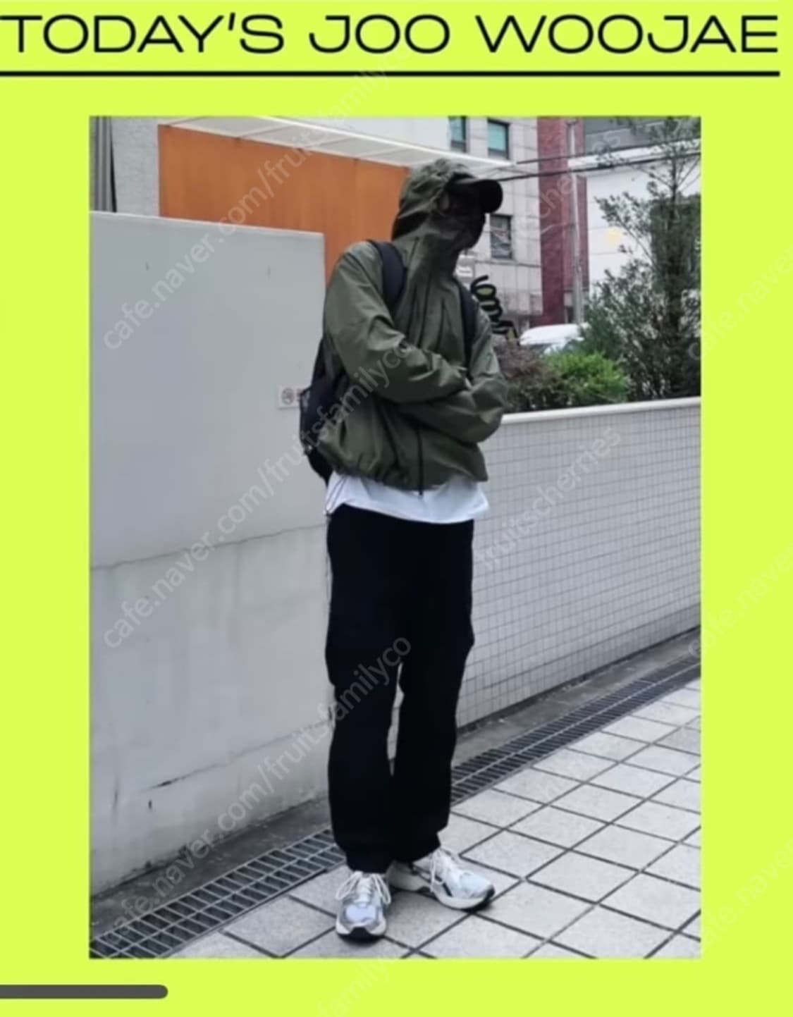 (새상품)fetch(페치) 올리브 색상 3layer 아노락자켓(주우재자켓 상품이미지10