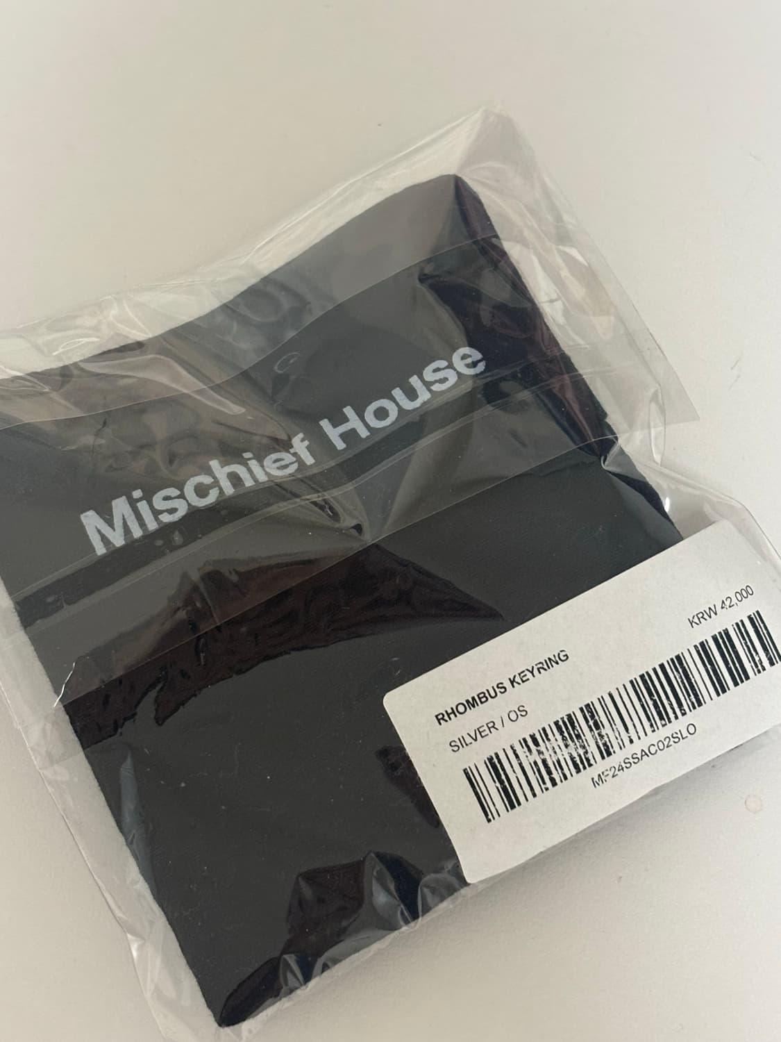 미스치프 롬버스 키링 실버 상품이미지3