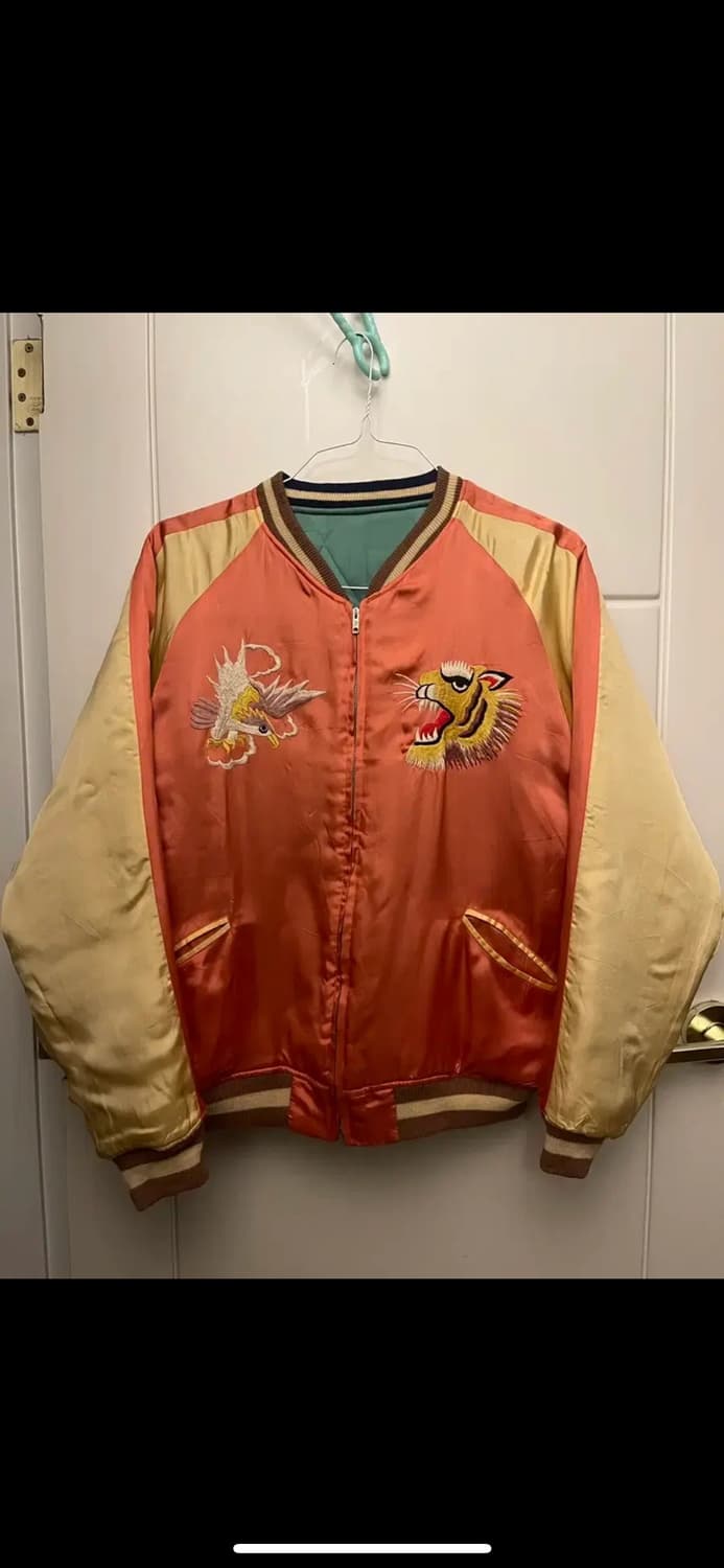 90s 실버스톤 수베니어 자켓 세인트미카엘 비즈빔 상품이미지4