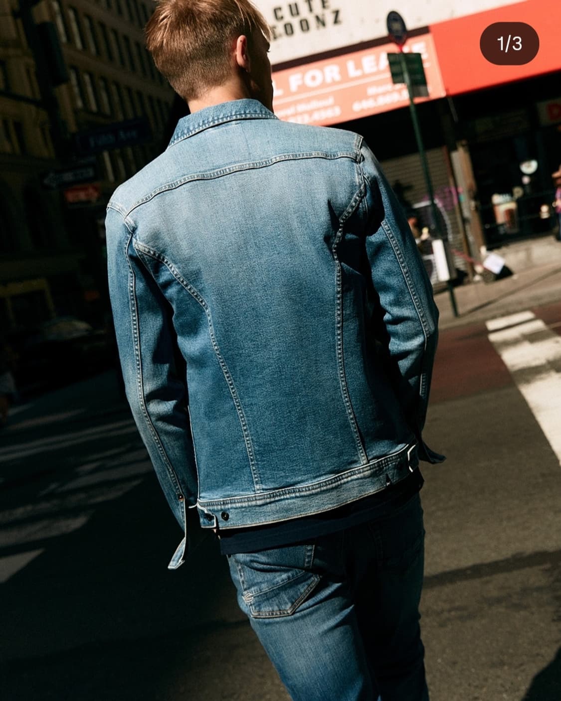 프리미엄 데님브랜드 덴함 청자켓 105사이즈 상품이미지2