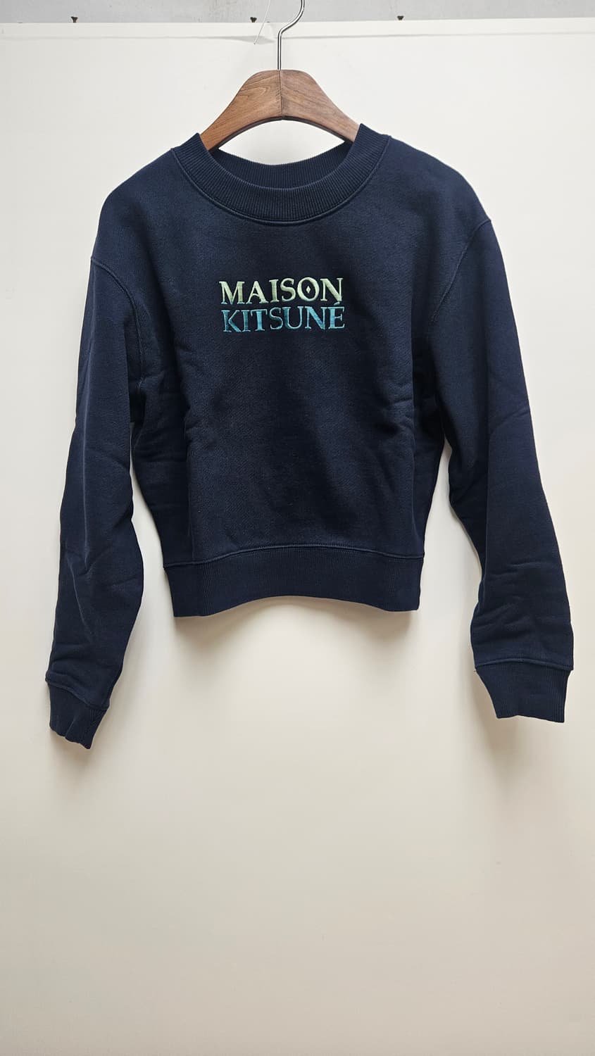 메종키츠네 여성기모크롭 맨투맨  상품이미지1