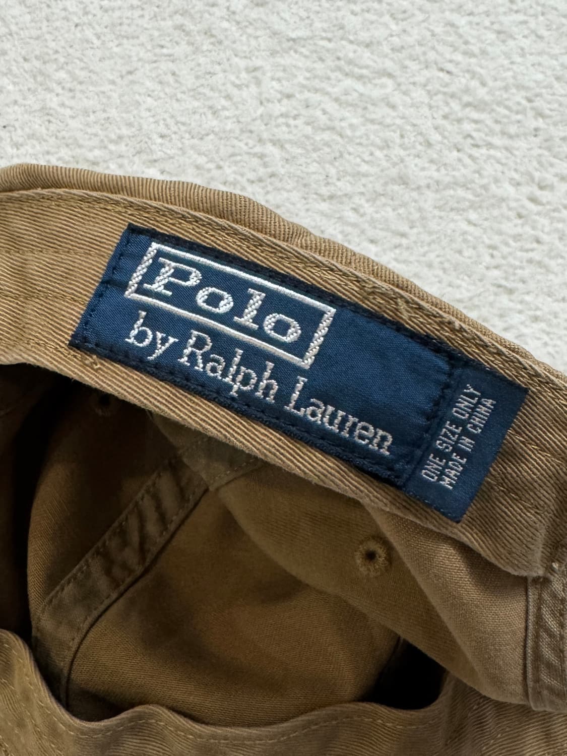 폴로 베이지 볼캡 모자 상품이미지5