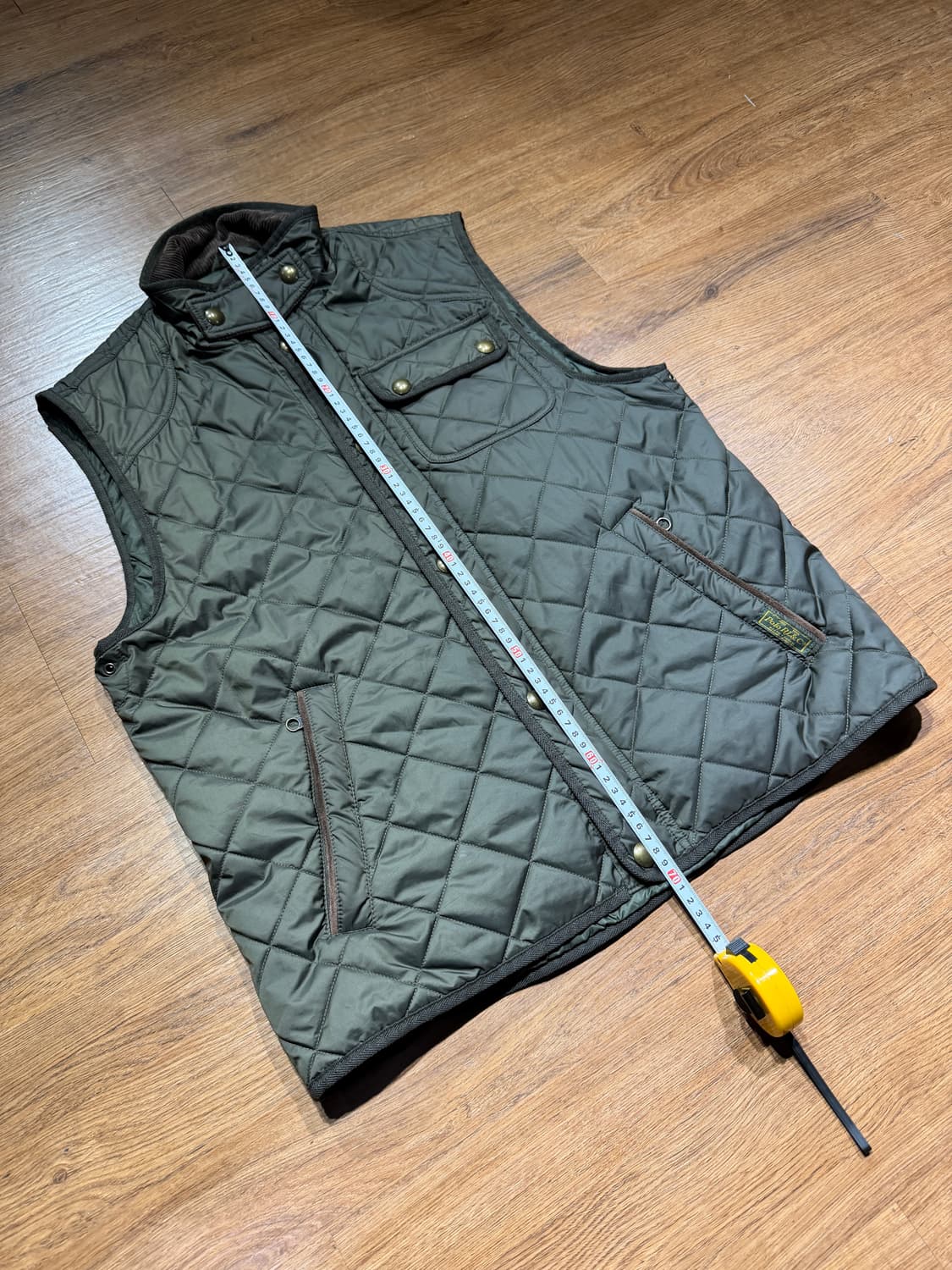 폴로 퀼팅 베스트 올리브 상품이미지8