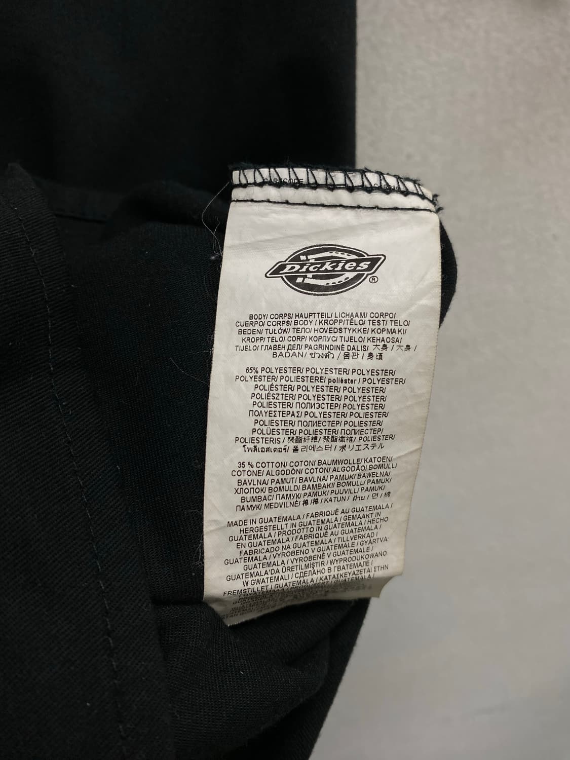 디키즈 투포켓 워크셔츠 블랙 M 상품이미지6