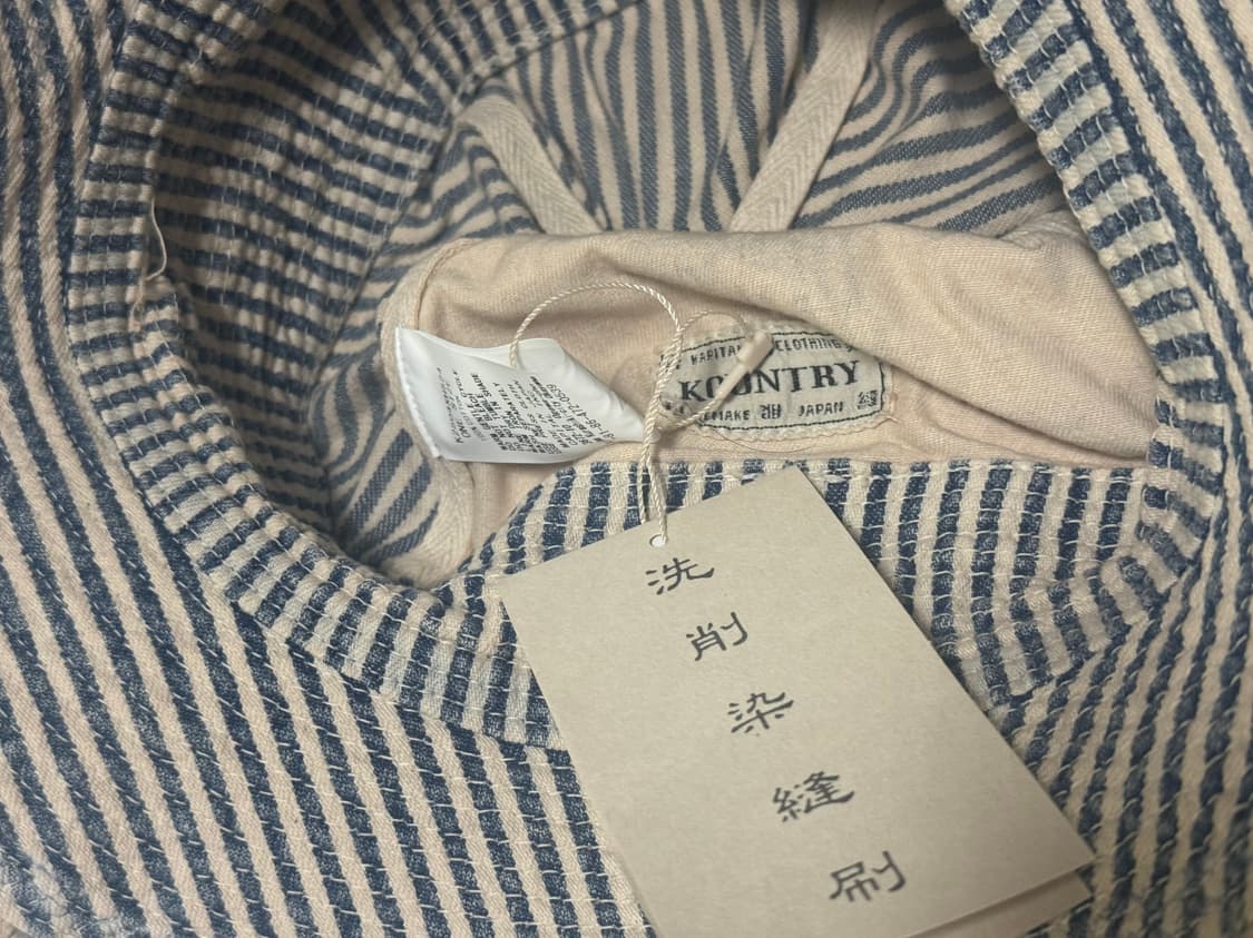 KAPITAL 캐피탈 모자 10oz 히코리 노인과 바다 버킷 햇 상품이미지4