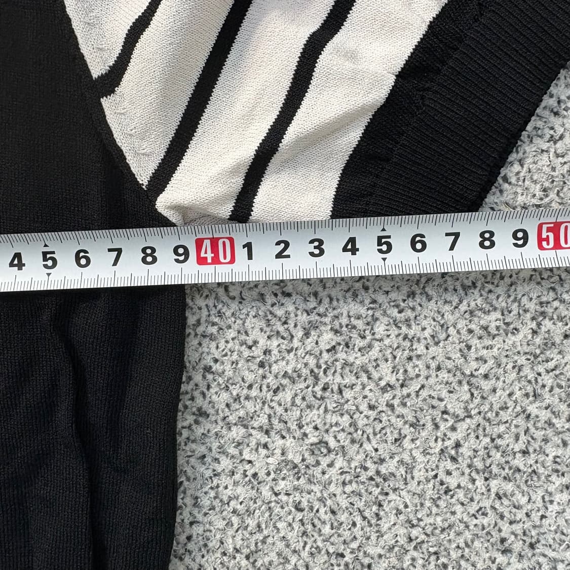 실측확인 빈티지 여성 레이온 반팔 니트 0414J 상품이미지5