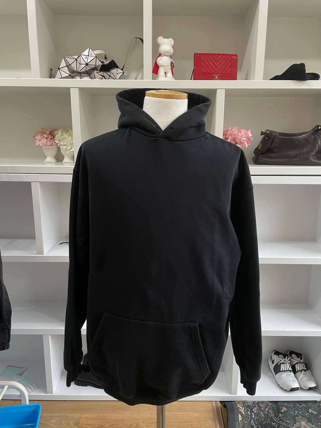 [새상품급,105-110] 발렌시아가 백로고 후드티 오버핏 상품이미지2