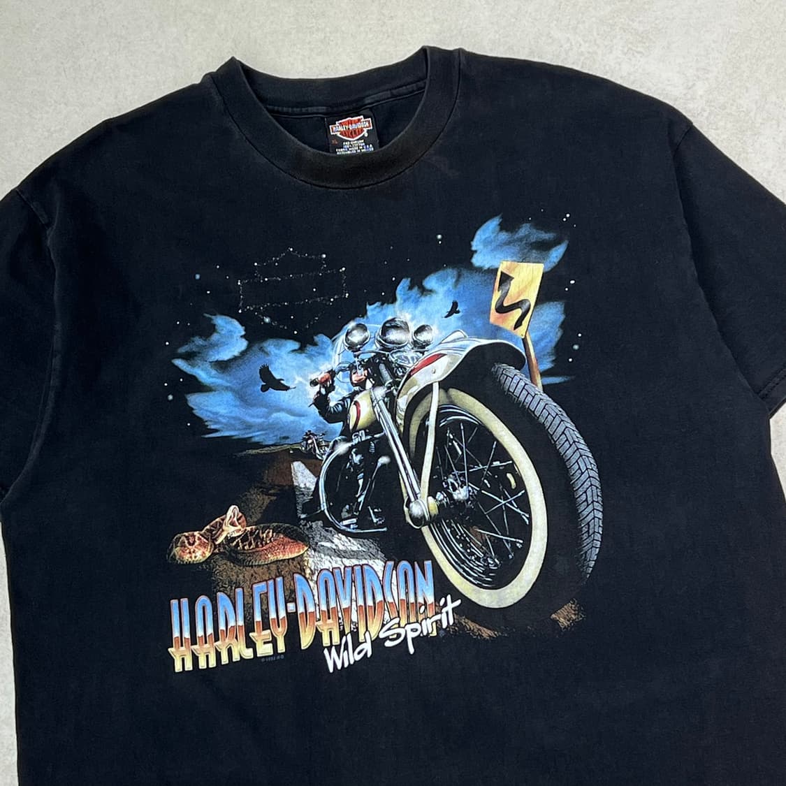 usa 할리 데이비슨 프린팅 반팔티 s09958 상품이미지3