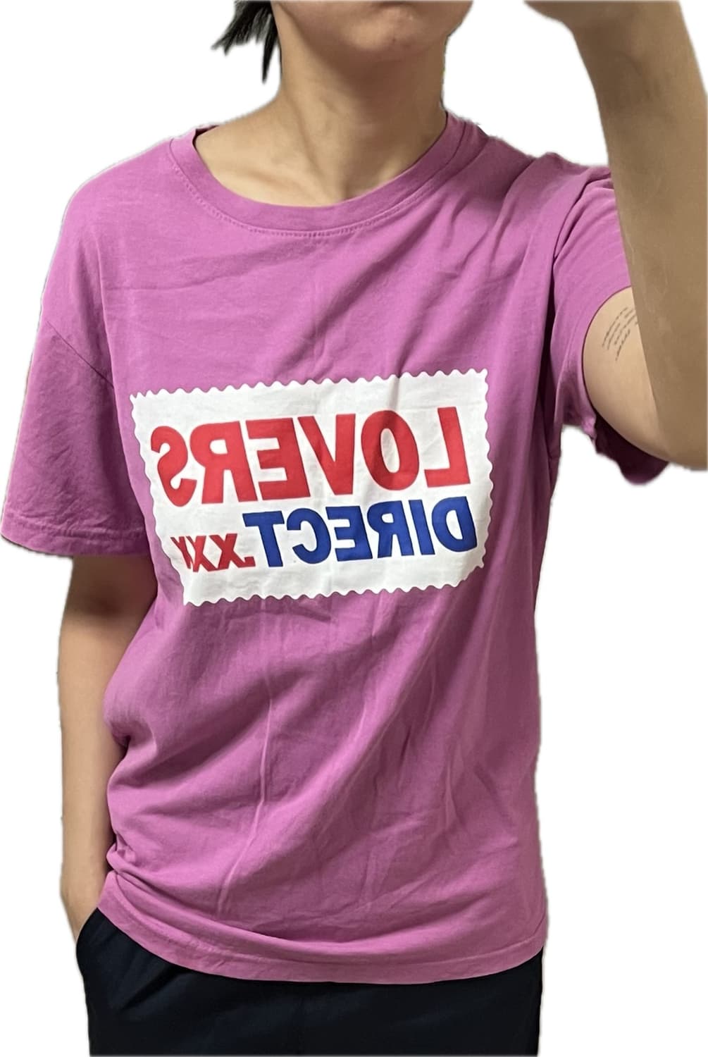 마젠타핑크 티셔츠 상품이미지2