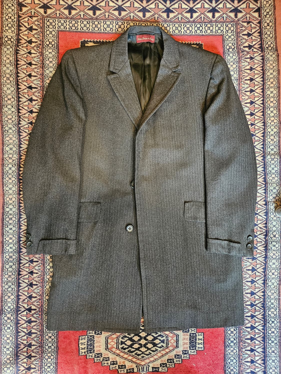 70s빈티지 헤링본 코트  상품이미지1