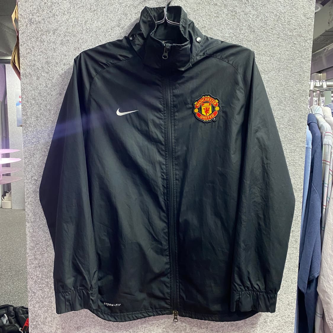 나이키 맨유 블랙 트랙탑 바람막이 B3633 상품이미지2