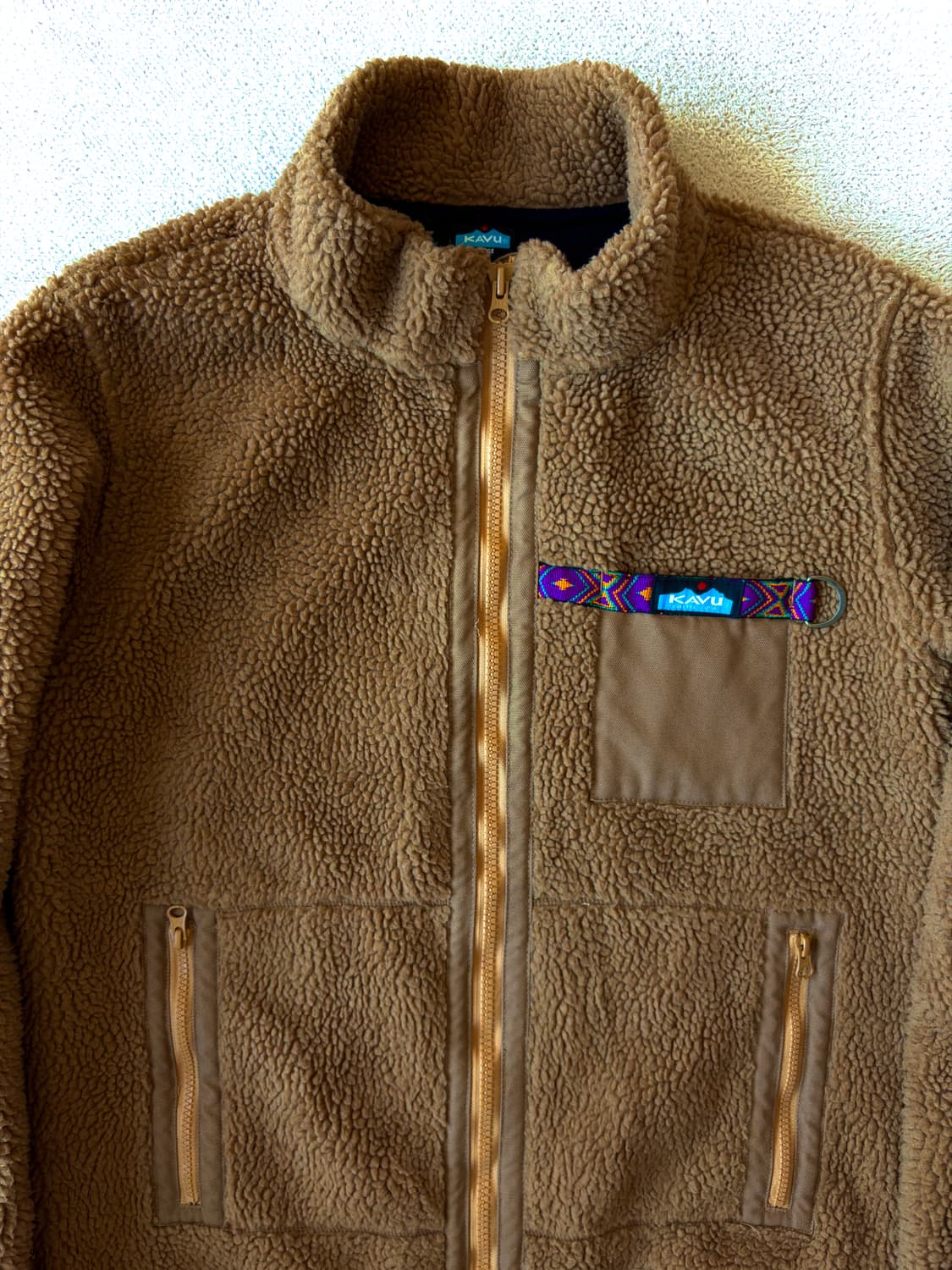 KAVU 플리스 덕 캔버스 집업 상품이미지1