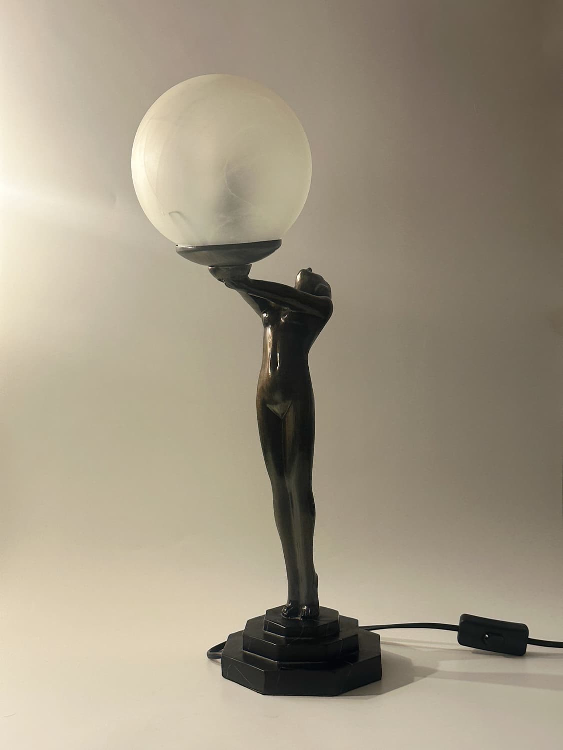 90’s 유럽 빈티지 아르데코 조명 테이블 레트로 앤틱 미드센츄리 상품이미지2