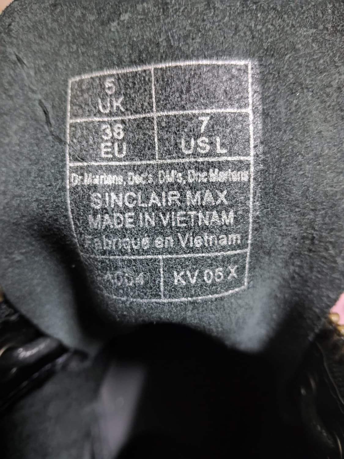 닥터마틴 8홀 싱클레어 맥스240 부츠 상품이미지2