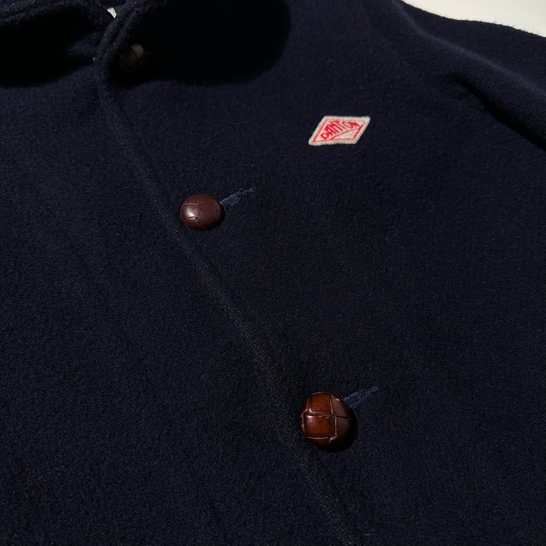 단톤 울 못사 코트 네이비 상품이미지5