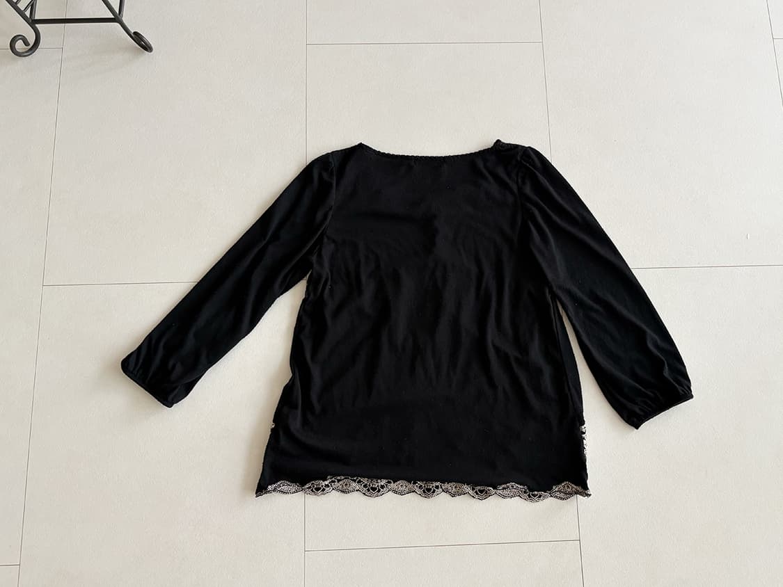 embroidery lace top 상품이미지3