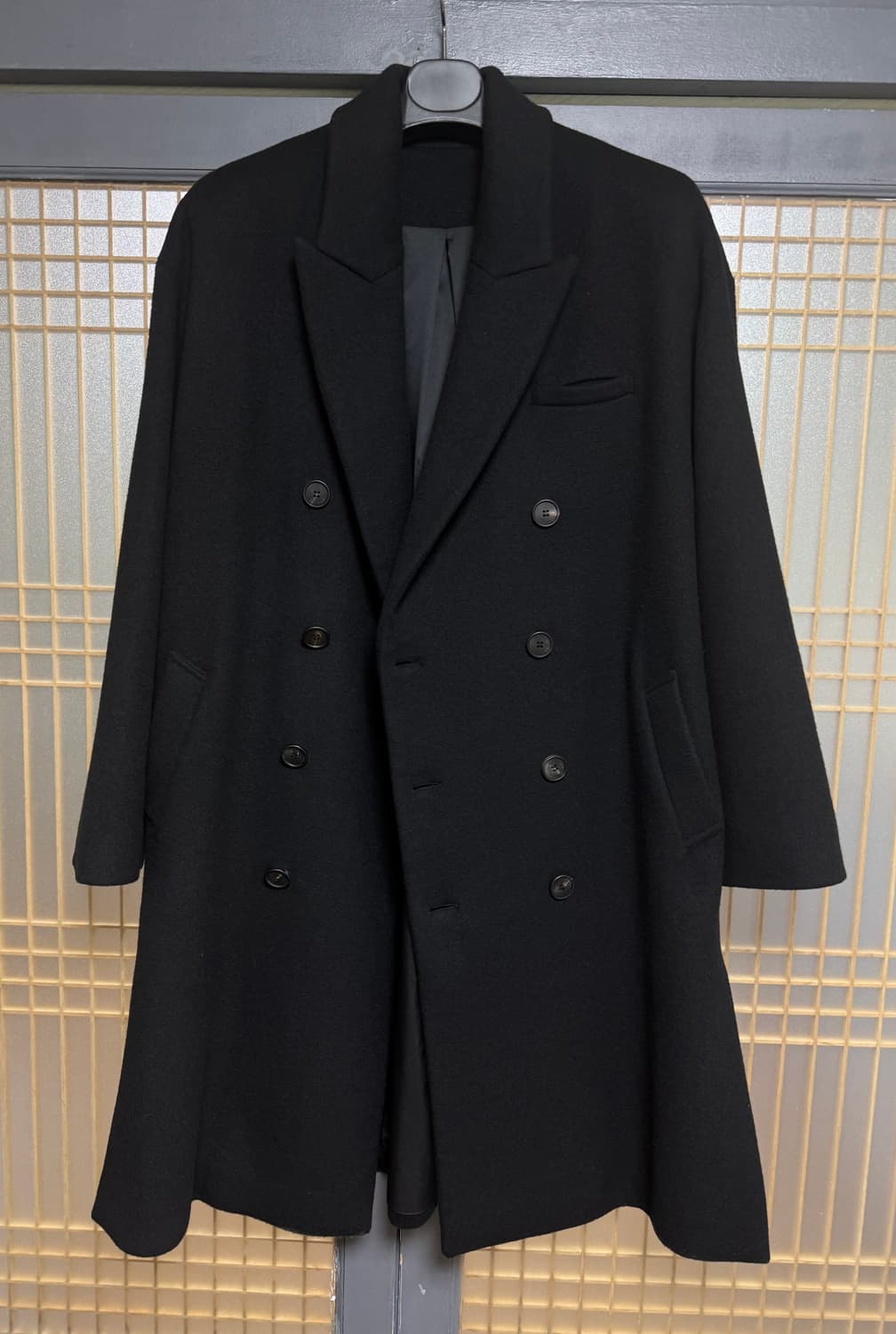 [2]어텐션로우 오버사이즈 더블롱 피코트 상품이미지3