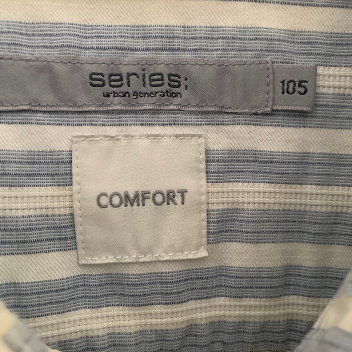 XL 코오롱 시리즈 컴포트핏 스트라이프 포켓 셔츠 상품이미지6