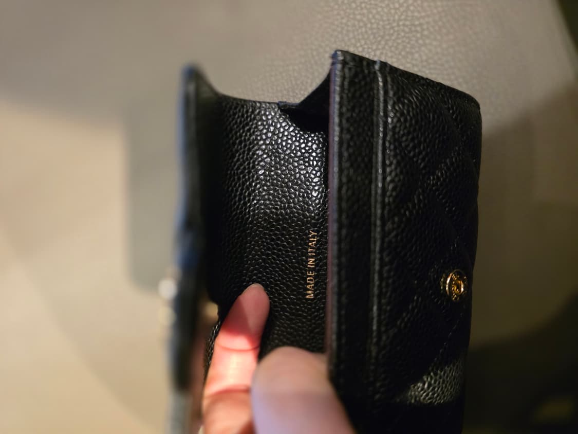 샤넬 클똑 금장 지갑  상품이미지8