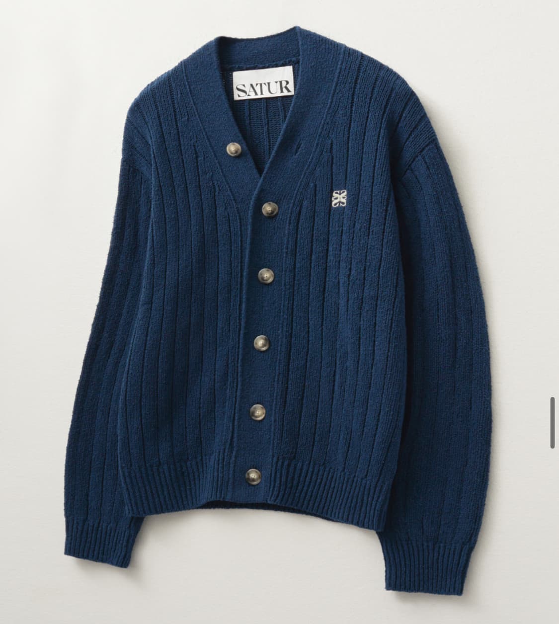 세터 가디건 L 네이비 상태 최상 <라이즈 착용 제품> 상품이미지1