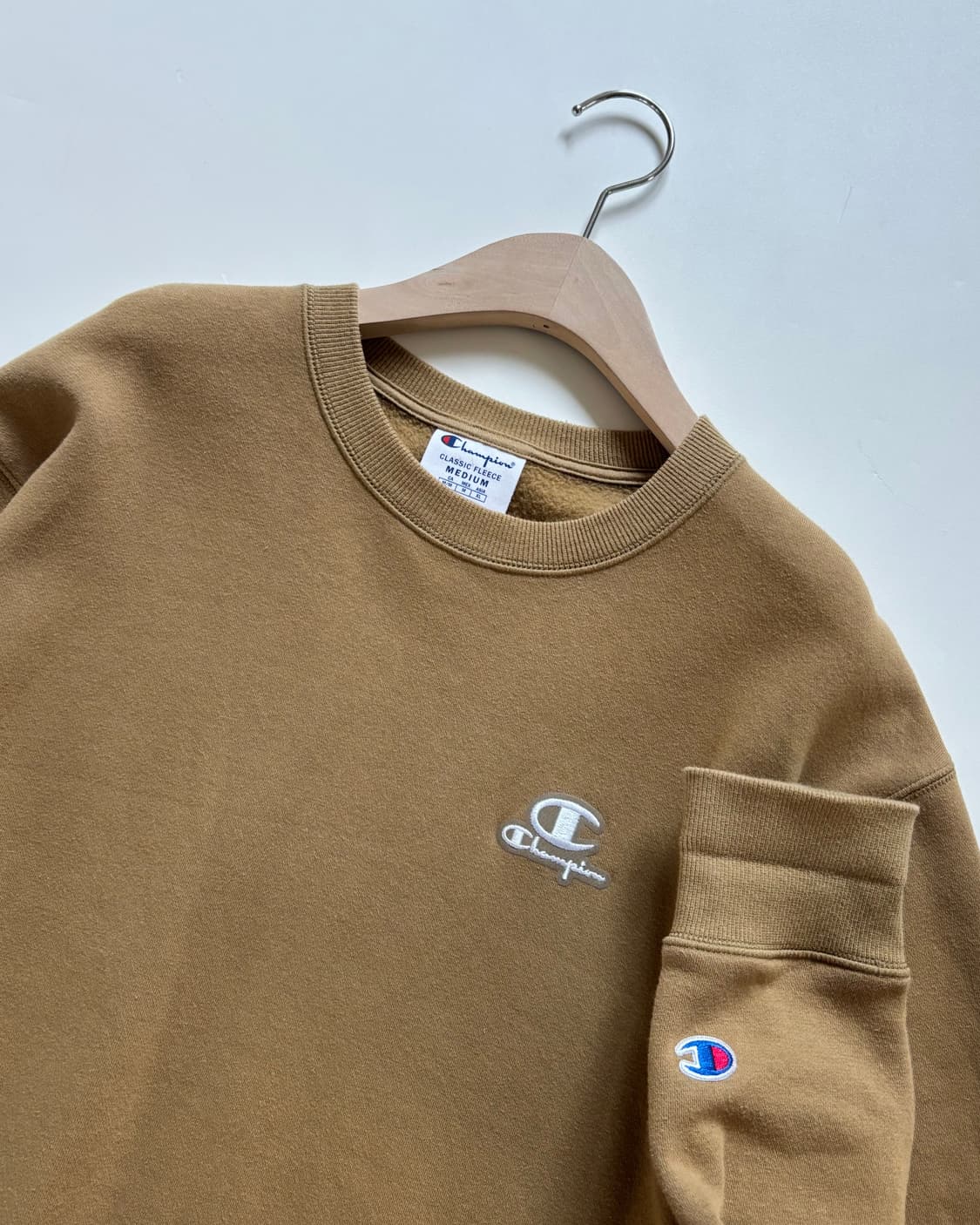 Champion 챔피온 올리브컬러 맨투맨 상품이미지4