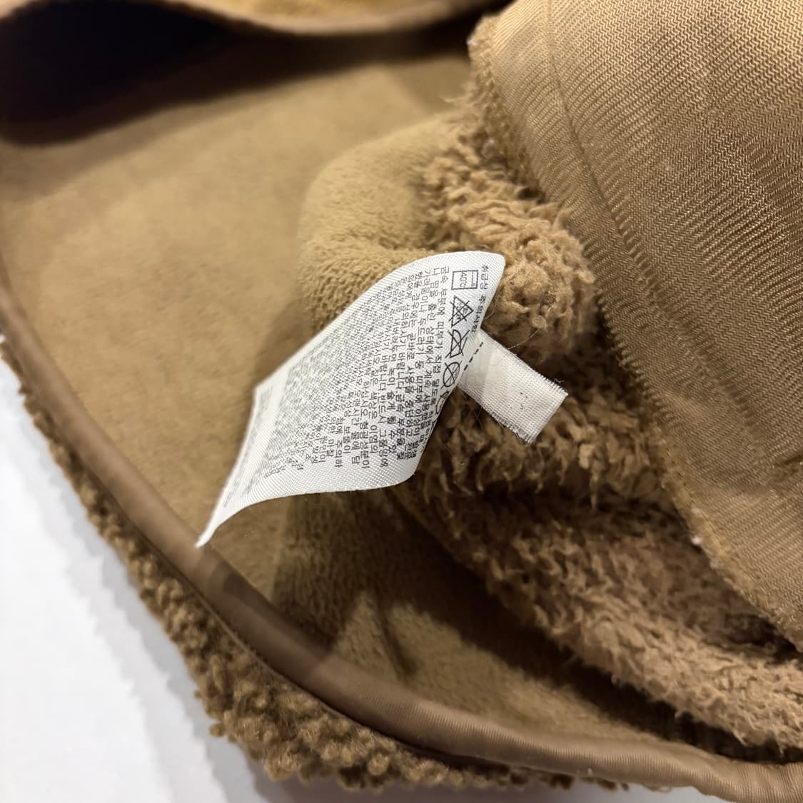 [L] 유니클로 x 엔지니어드가먼츠 배색 후리스 브라운 D124 상품이미지9