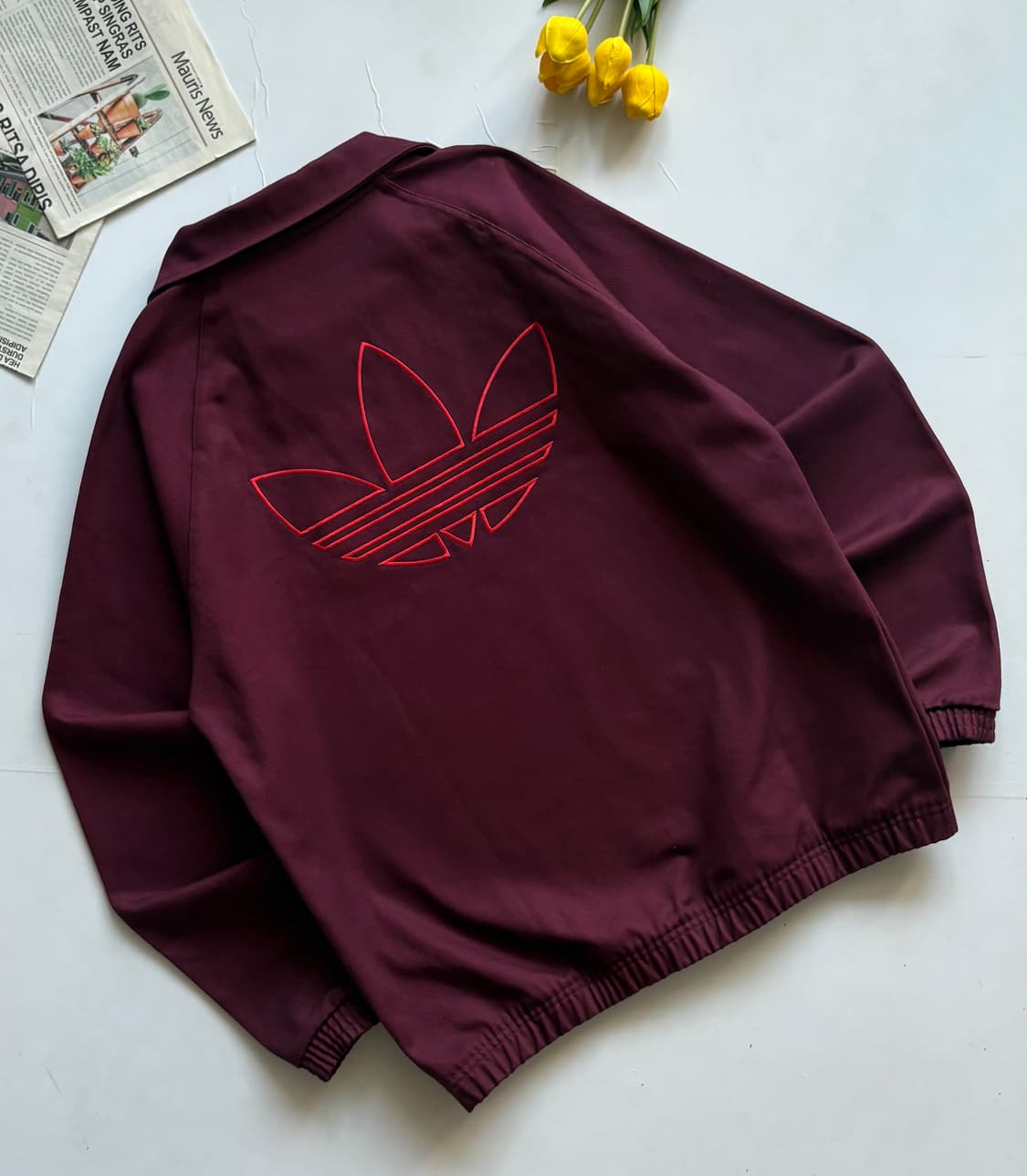adidas 아디다스 최신형 바이에른 뮌헨 버건디 맨투맨  상품이미지5