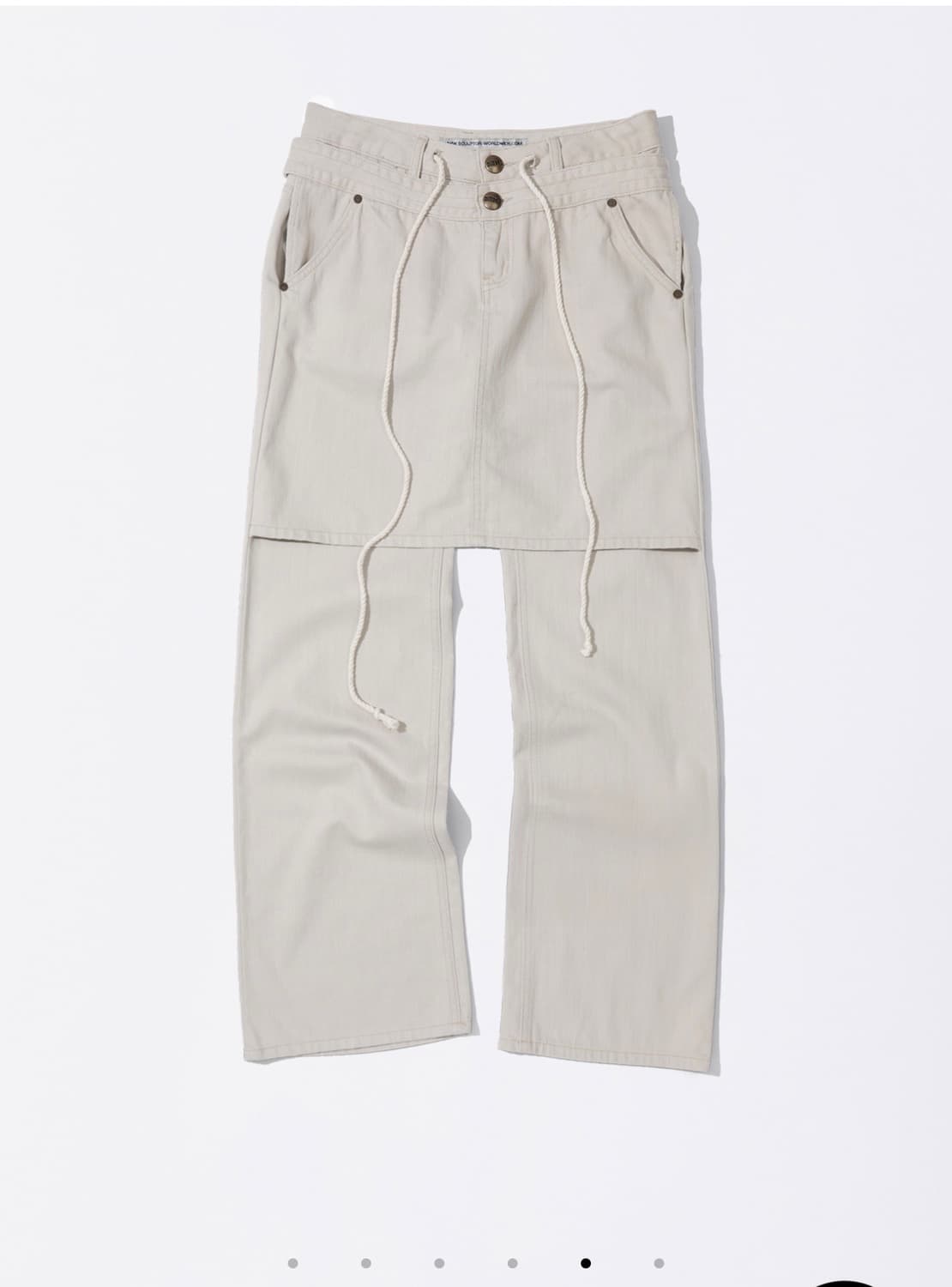 스컬프터 레이어드 팬츠 새상품 상품이미지2