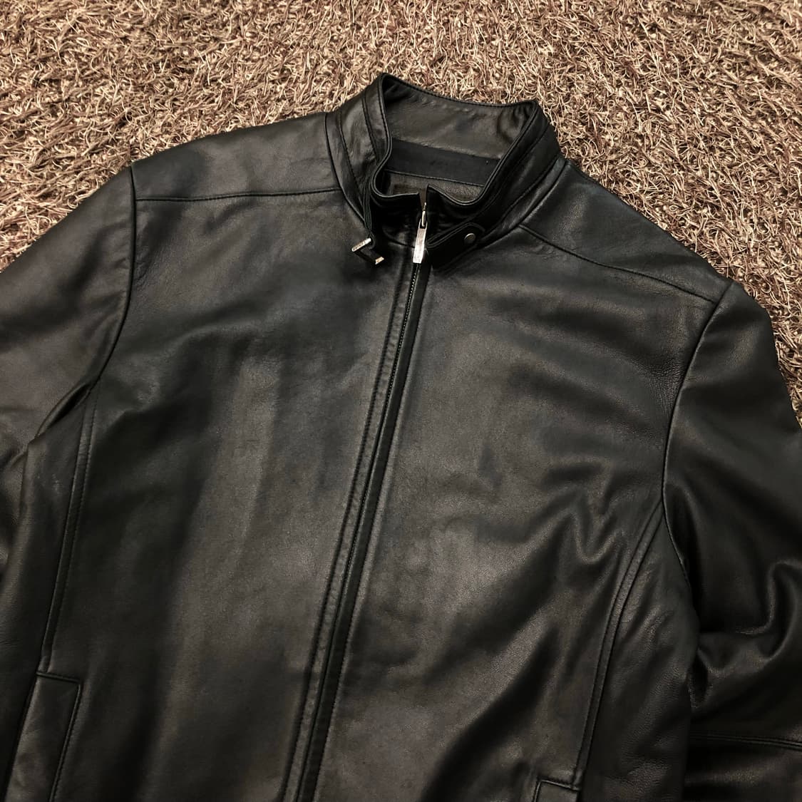 닉스 양가죽 집업 레더 가죽 자켓 상품이미지2