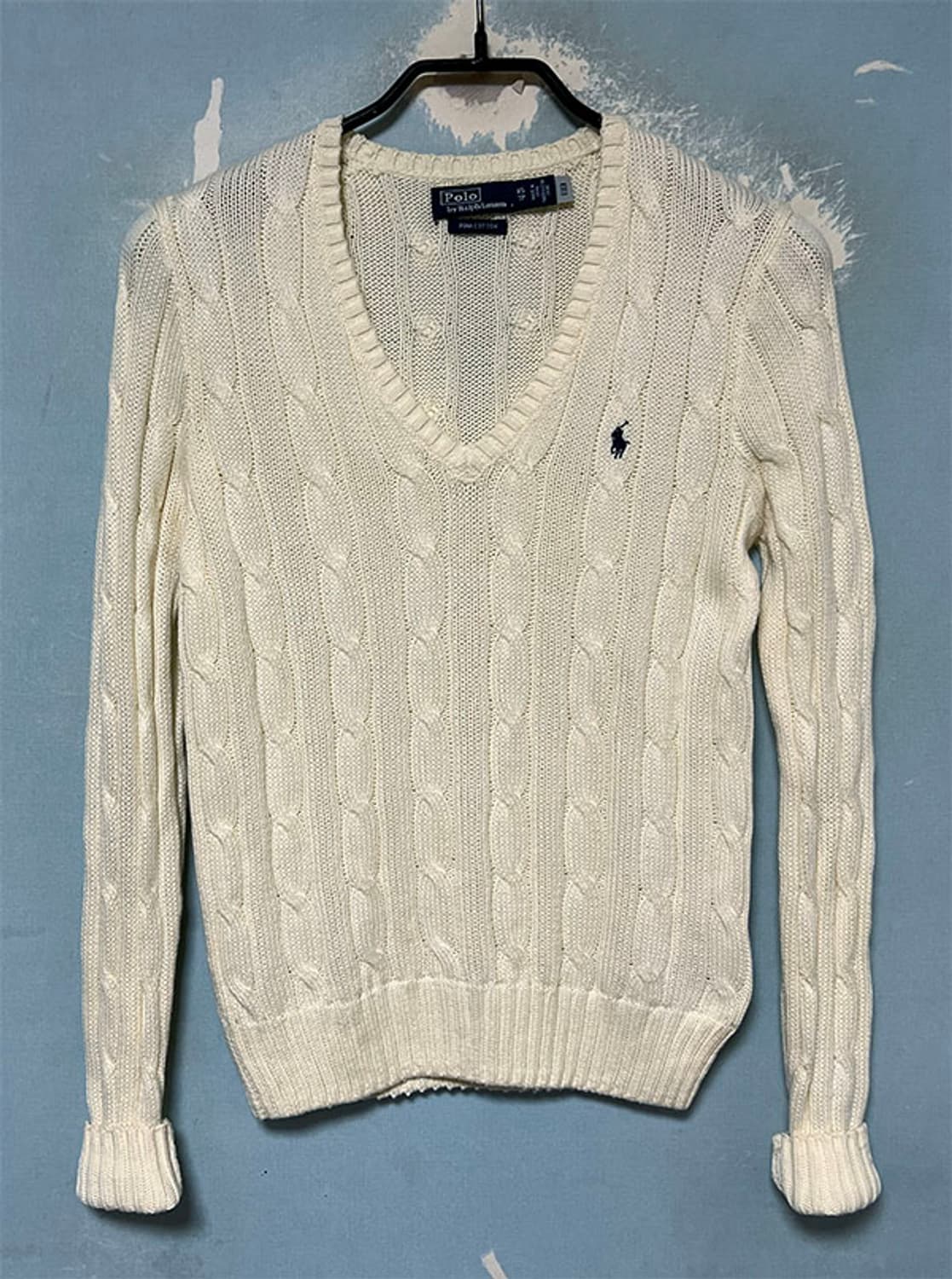 POLO 폴로 여자 꽈배기니트 추동 XS 44 85 상품이미지1