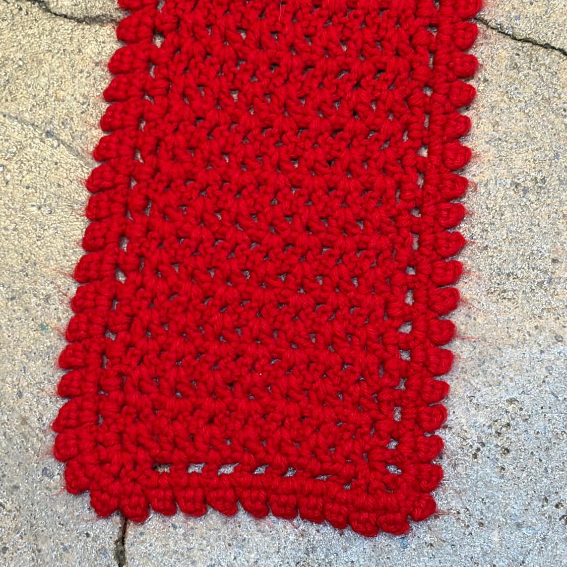 미국 빈티지 니트 핸드메이드 손뜨게 머플러 목도리 상품이미지4