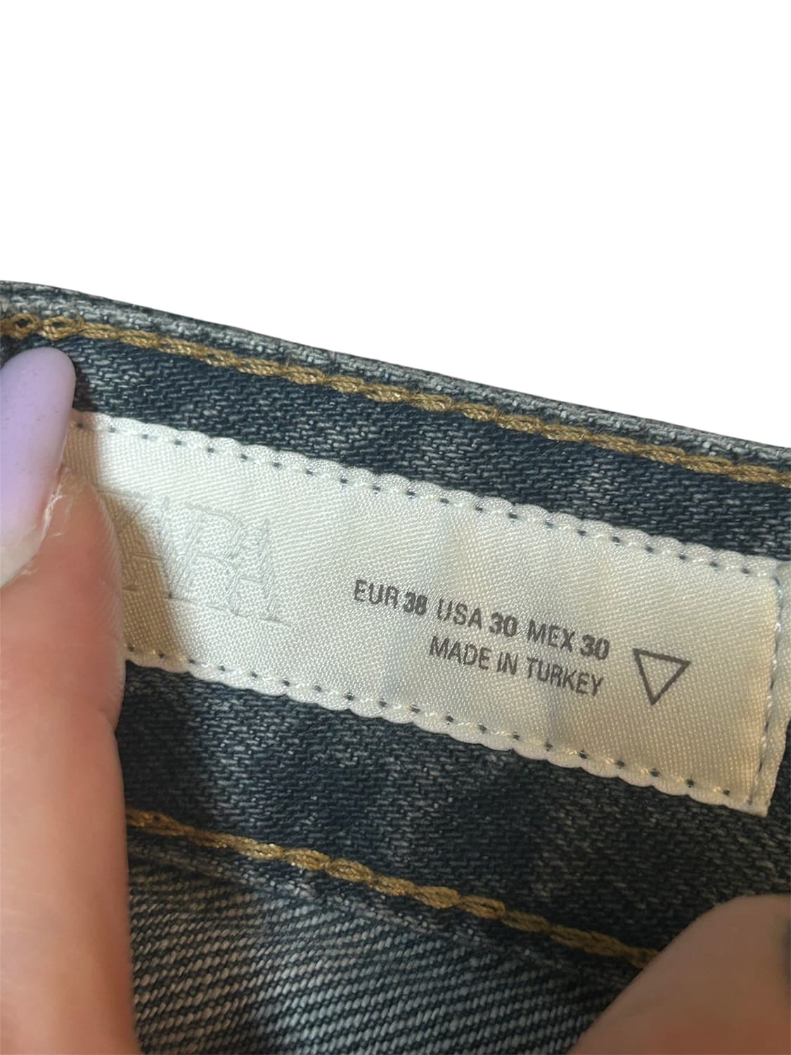 ZARA 와이드 데님팬츠(새상품) 상품이미지3