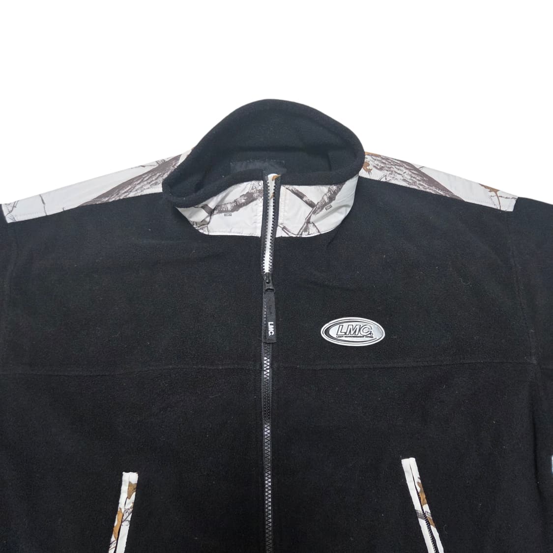 LMC 엘엠씨 리프 패턴 빅로고 플리스 집업 자켓 상품이미지2