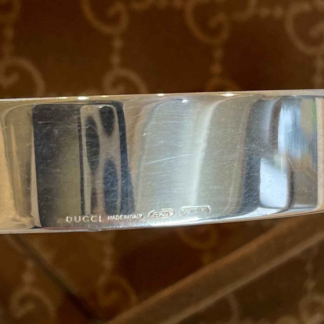 구찌 G로고 컷아웃 925 뱅글 팔찌 상품이미지2