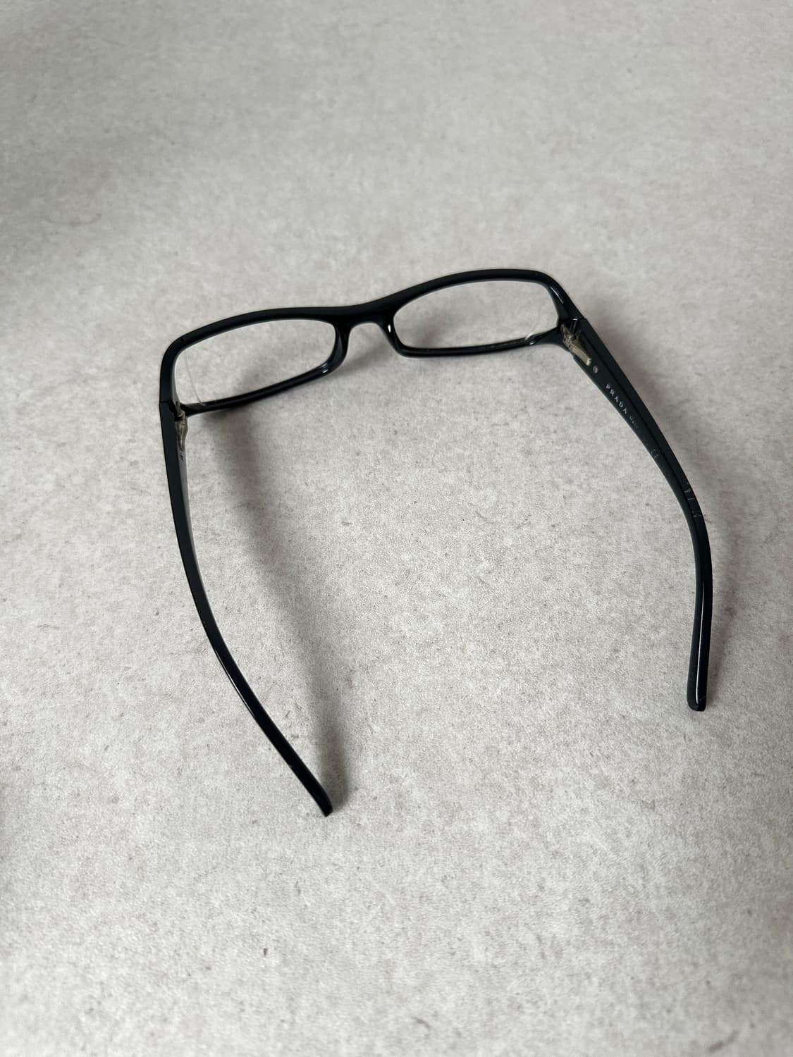 프라다 2000s 긱시크 다운스퀘어 안경 상품이미지7