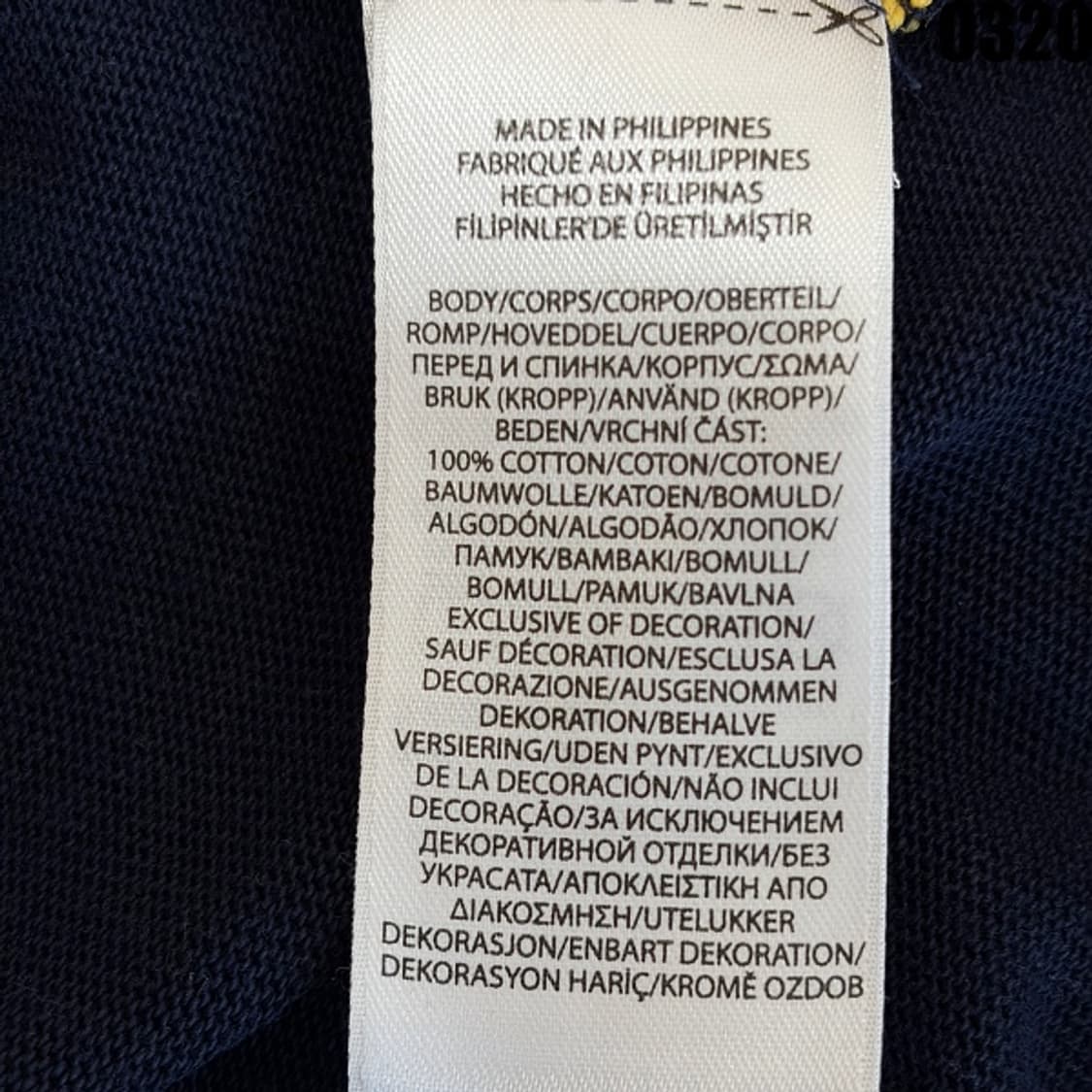 폴로 랄프로렌 커스텀 슬림핏 럭비 럭비티 긴팔 XL 0320 상품이미지6