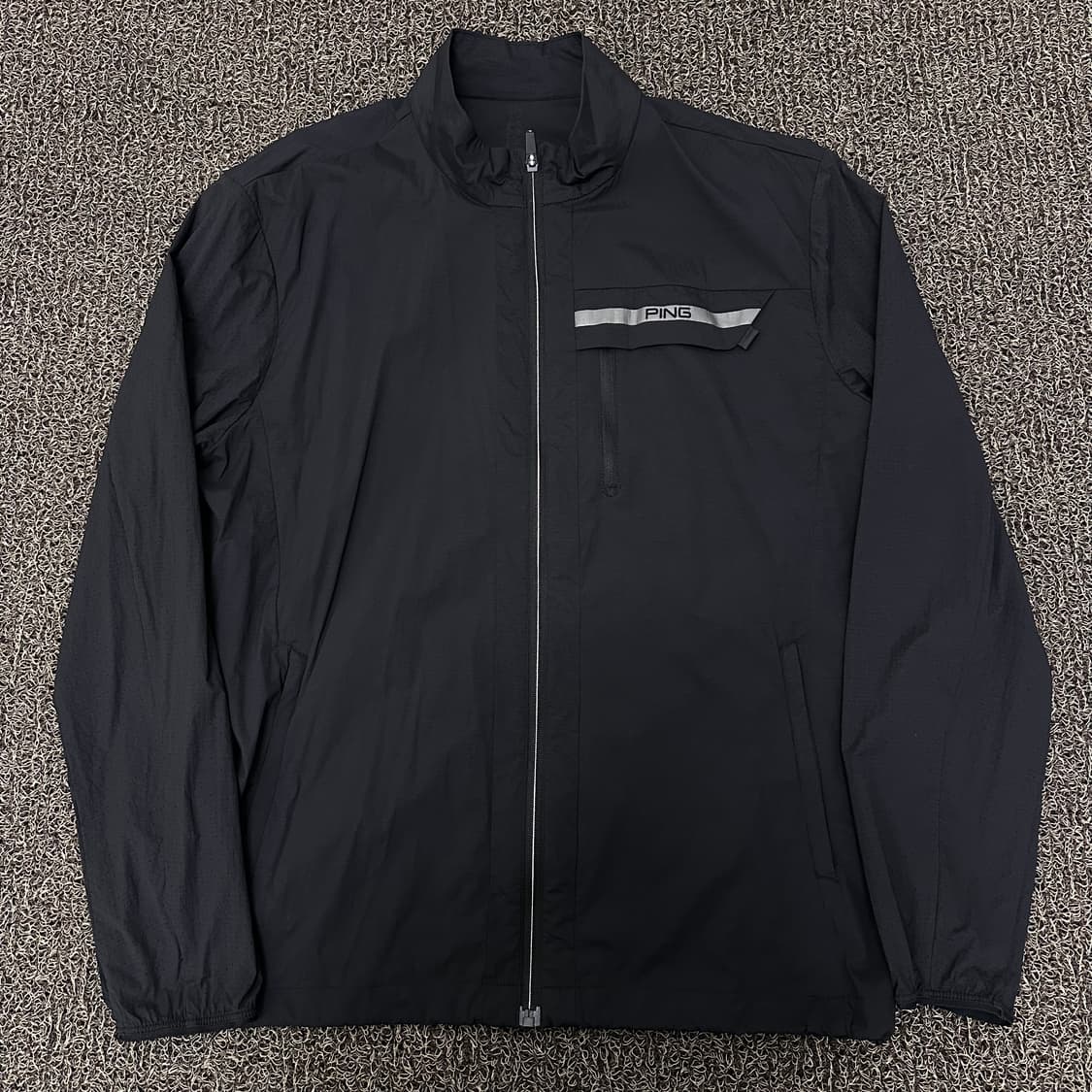 PING 핑 남성 골프웨어 경량 바람막이 자켓 블랙 105(XL) 상품이미지1