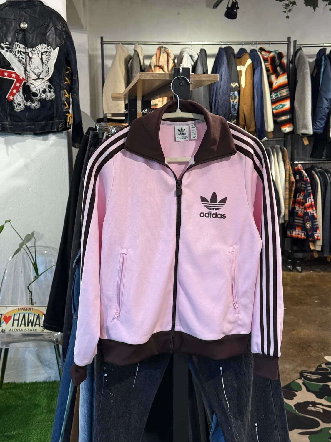 아디다스 오리지널스 트랙 자켓 클리어 핑크 상품이미지1