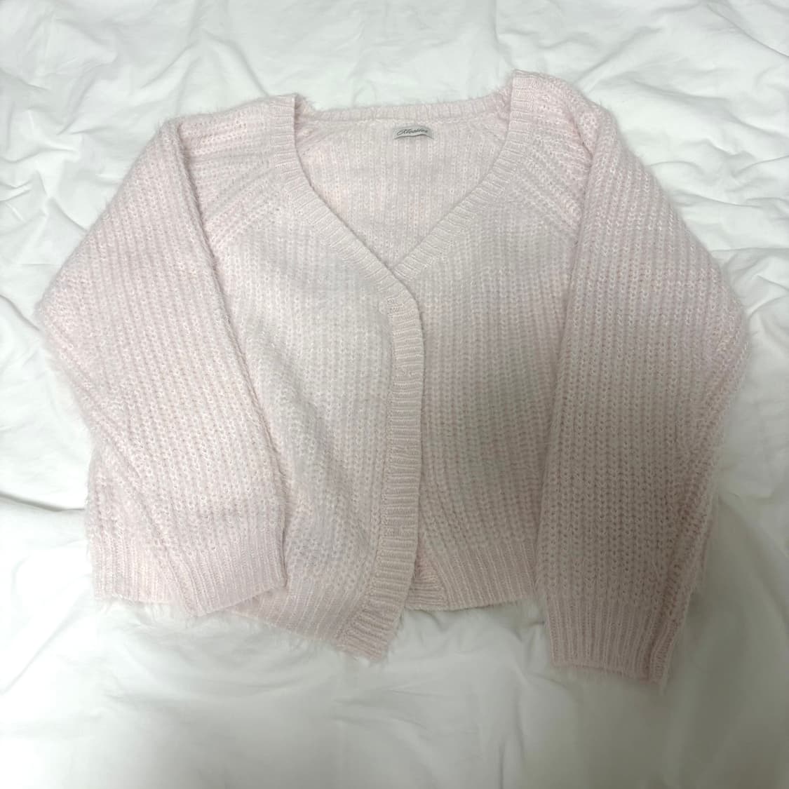 클리시어 슈가플럼 가디건 핑크 상품이미지3