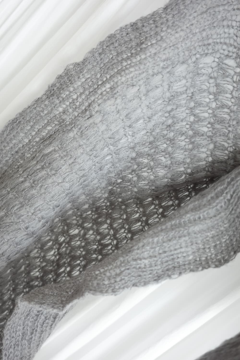 Pompom grey muffler 상품이미지4