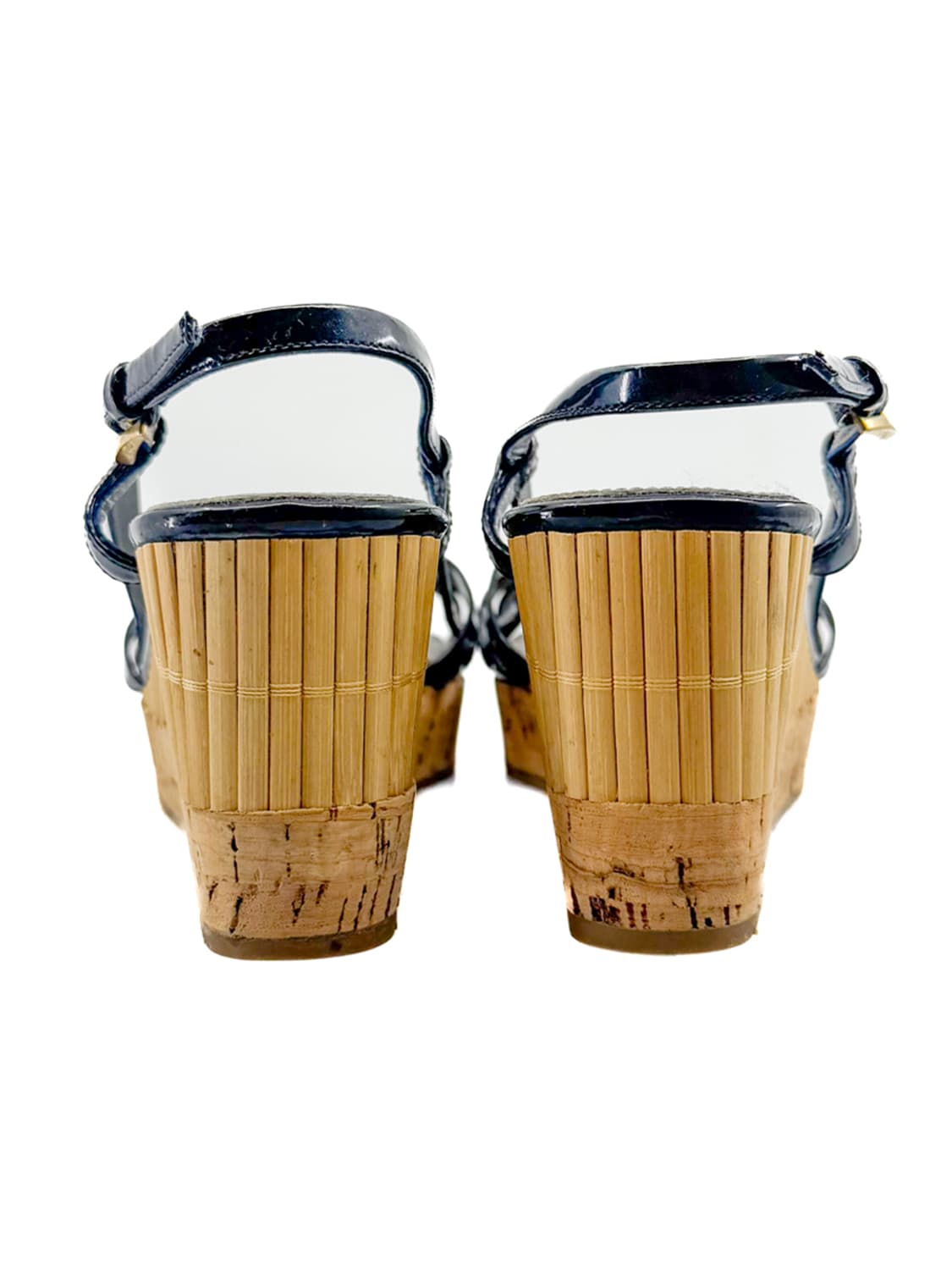 Prada Bamboo Wedge Sandals / 37 상품이미지5